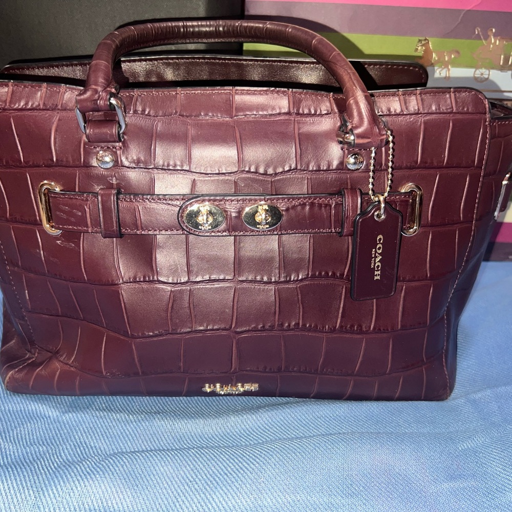 Coach Brown Satchel with Luxurious Design